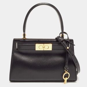 Tory Burch Lee Radziwill Small Bag in black leather
